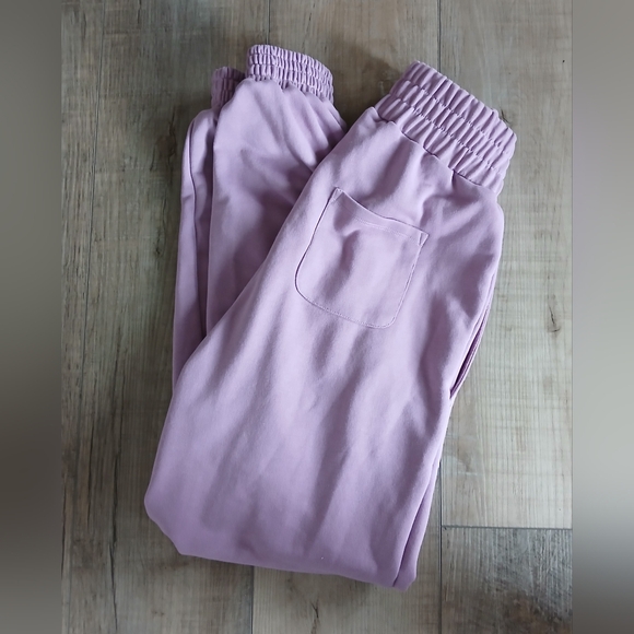 For Love & Lemons Women's Ellie Sweatpants in mulberry purple, Size XXS - Picture 7 of 7